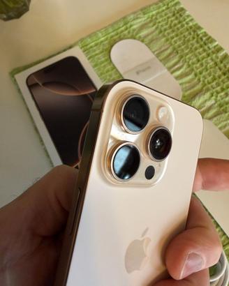 iPhone 16 pro 128 gb color oro