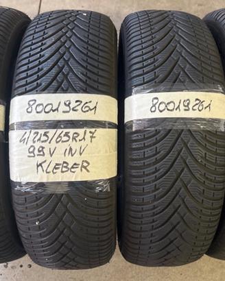 4) 2156517 99V Gomme INVERNALI USATE 80019261