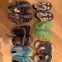 6 paia di scarpe numero 21 usate