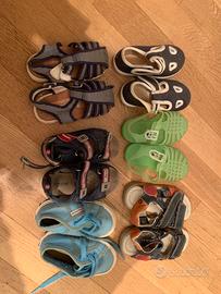 6 paia di scarpe numero 21 usate