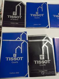 13 libretti calibro Tissot quartz vintage
