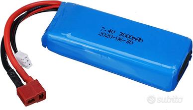 Batteria LiPo 7.4V 3000mAh T Plug Wltoys