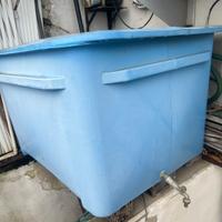 Serbatoio 500L e pompa Pedrollo