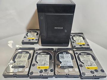 NAS 6x2Tb Netgear ReadyNAS RND-6B RNDP6000 6 baie