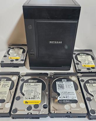 NAS 6x2Tb Netgear ReadyNAS RND-6B RNDP6000 6 baie