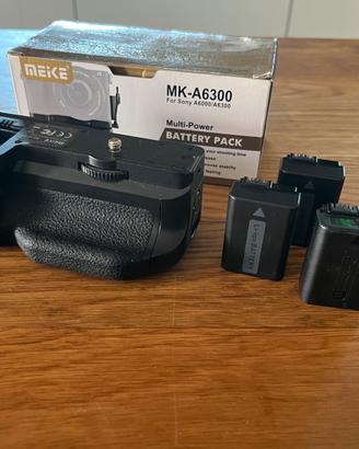 Battery Grip Meike Sony + 3 Batterie