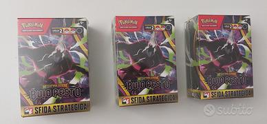 3 Kit Sfida Strategica Pokémon Buio Pesto SEALED