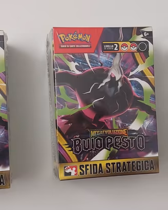 3 Kit Sfida Strategica Pokémon Buio Pesto SEALED
