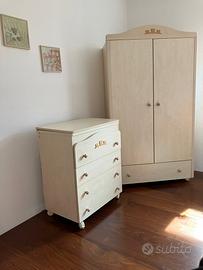 Fasciatoio e armadio mib