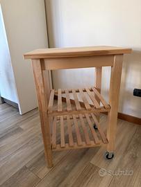 Mobiletto in faggio massello Ikea
