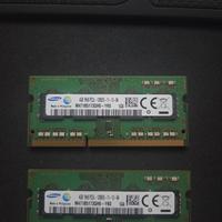Ram Samsung 4gb x 2 sodimm 12800s 1600mhz ddr3