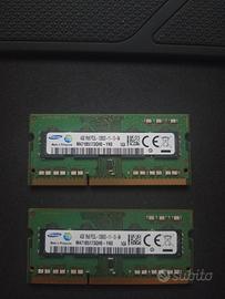 Ram Samsung 4gb x 2 sodimm 12800s 1600mhz ddr3