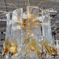 Codice: 267083 LAMPADARIO 6 LUCI IN VETRO DI MURA