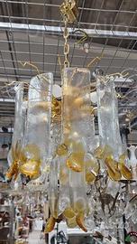 Codice: 267083 LAMPADARIO 6 LUCI IN VETRO DI MURA