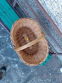 cesto raccogli funghi e mirtilli 