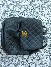 Zainetto Chanel Vintage nero in pelle