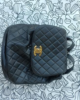 Zainetto Chanel Vintage nero in pelle