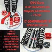 Kit sollevamento +7,5 cm Suzuki Vitara