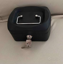 CASSETTA SICUREZZA PICCOLA CON CHIAVE - NUOVA