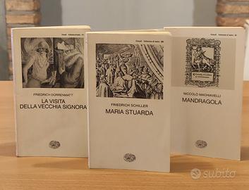 n.3 libri Einaudi Collezione Teatro n.33-260-312