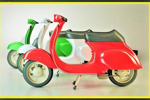 KIT Restauro Vespa SPECIAL 50 FaroQuadro 3/4 Marce