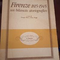 libro Firenze 1815 1945 un bilancio storiografico 