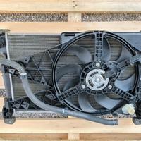radiatore punto Abarth completo di elettroventola