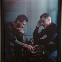Memorabilia pubblicità. Messi e Ronaldo Vuitton
