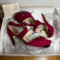 Jimmy Choo suede raspberry