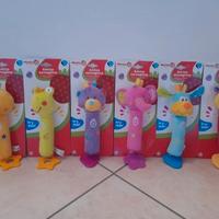 Peluches con sonaglino per piccoli