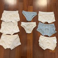 Lotto 8 slip e boxer Petit Bateau 3-4 anni