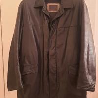cappotto in pelle da uomo