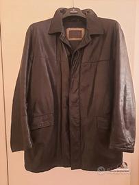 cappotto in pelle da uomo