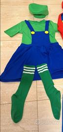 Vestito Luigi super Mario