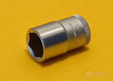 GEDORE; bussola esagonale 17 mm;  1/2" (serie blu)