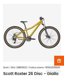 MTB Scott 26 giallo sole