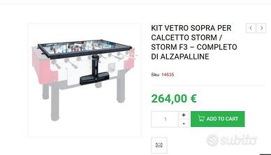 KIT VETRO CALCIOBALILLA STORM F3