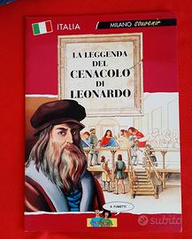 . Fumetto la leggenda del cenacolo di Leonardo 