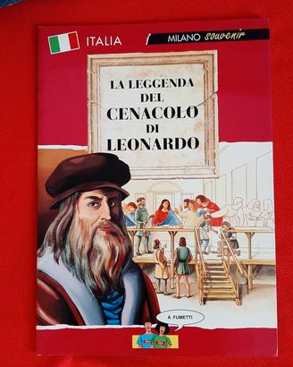. Fumetto la leggenda del cenacolo di Leonardo 