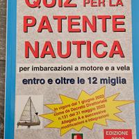 LIBRI PATENTE NAUTICA PER MOTORE E VELA ENTRO 12M