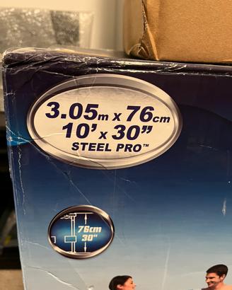 Piscina fuori terra con pompa filtro a sabbia