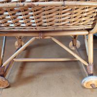 culla neonato in vimini 