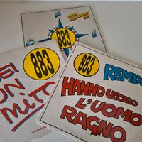 3 vinili 883 a 45 giri 