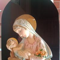 Madonna con Gesù bambino antica  arte sacra