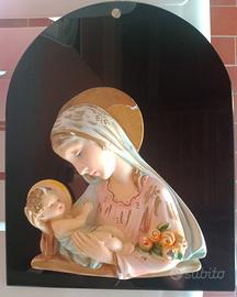 Madonna con Gesù bambino antica  arte sacra