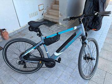 Bicicletta elettrica E-bike Alpha Argento