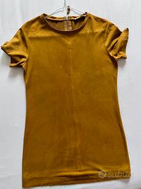 Abito senape Zara Trafaluc in suede