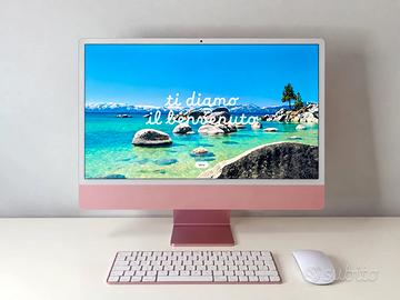 iMac 2021 M1 24” 256GB SSD APPLE Fattura Negozio