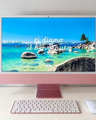 iMac 2021 M1 24” 256GB SSD APPLE Fattura Negozio