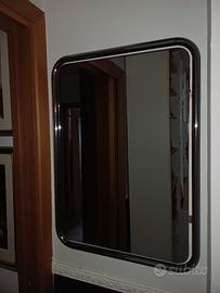 specchio acciaio modernariato vintage 